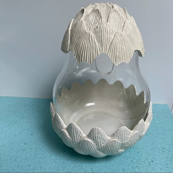 The Turnwald Collection International Artichoke Punch Bowl Ceramic Glass - Picture 3 of 10